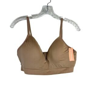 Thirdlove Form 360 Fit Wireless Bra Size XL Taupe Beige